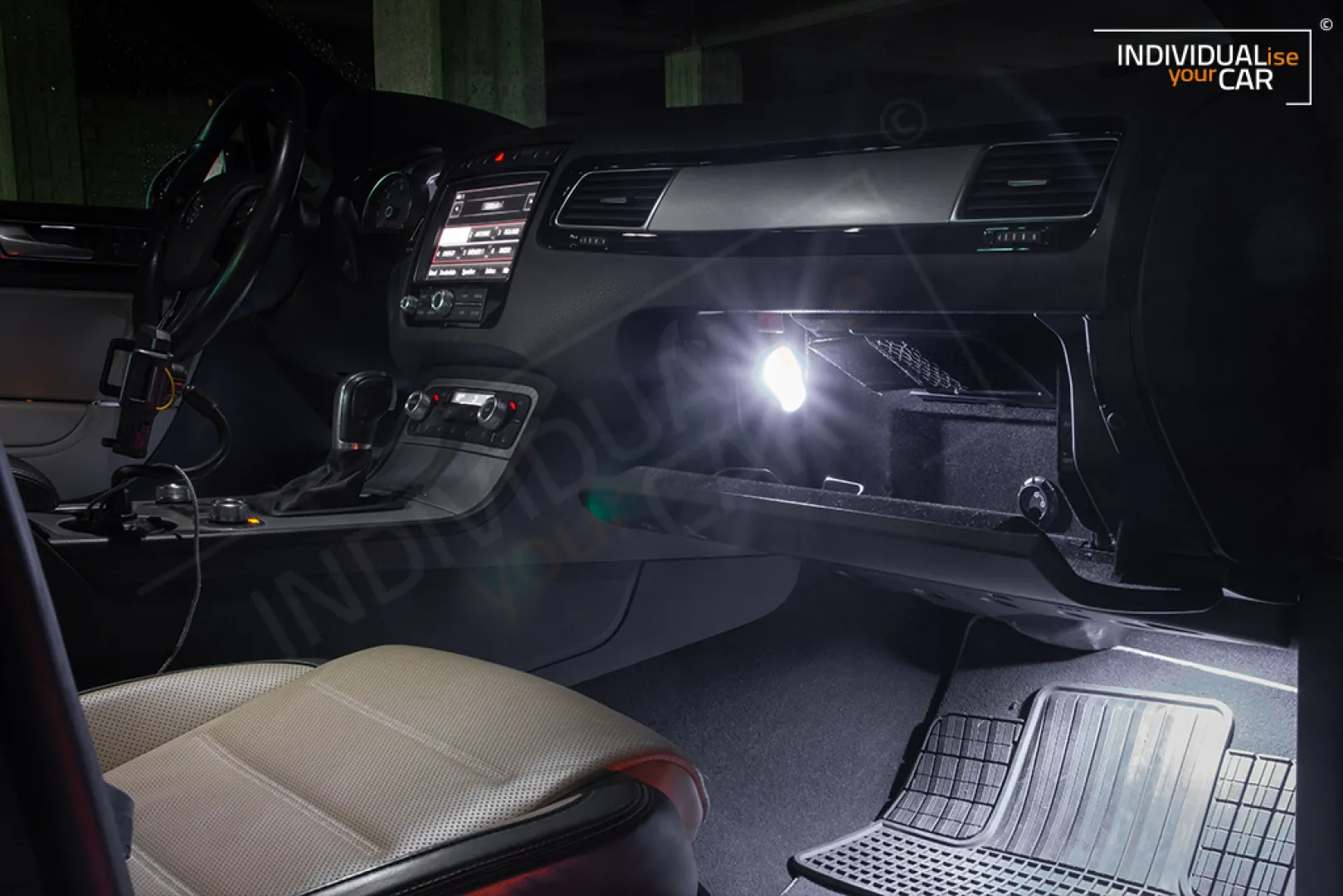 LED Innenraumbeleuchtung SET für VW Touareg II 7P - Pure-White